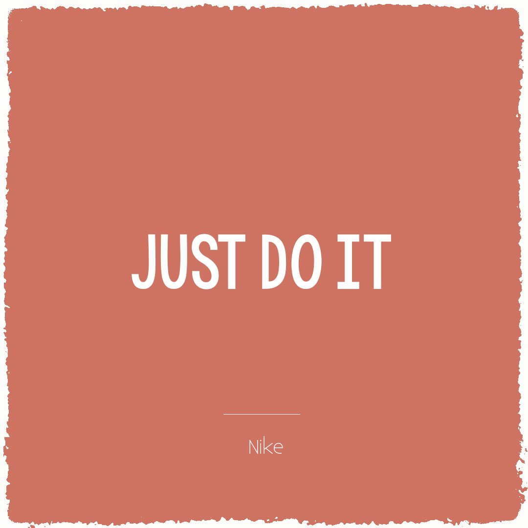 Just do it | Bijzonderdag