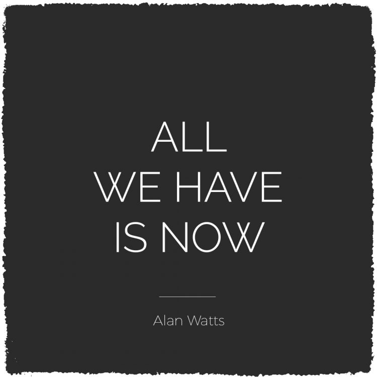 All we have is now - Alan Watts | Bijzonderdag
